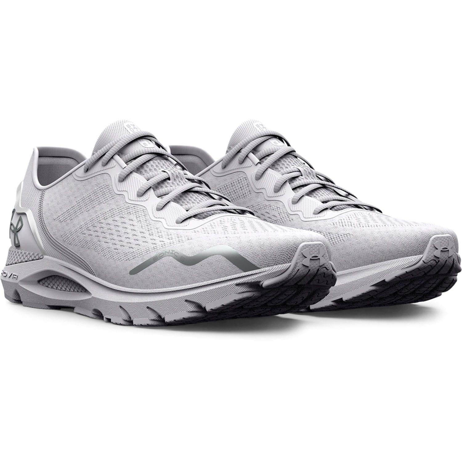 White - Side - Under Armour Mens Hovr Sonic 6 Running Trainers