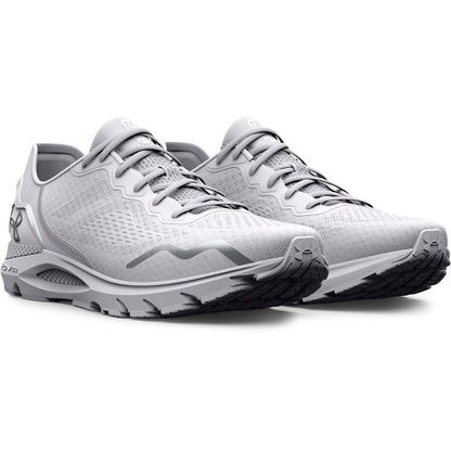 White - Side - Under Armour Mens Hovr Sonic 6 Running Trainers
