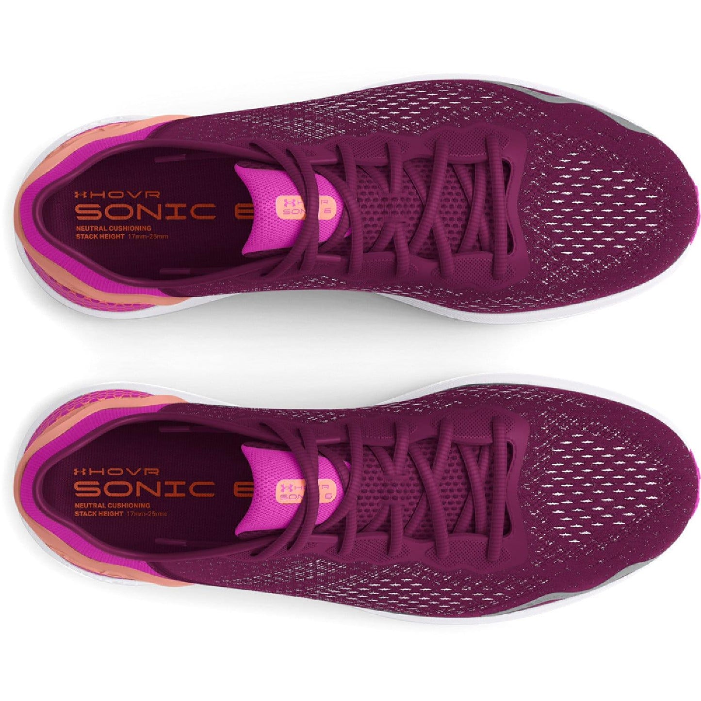 Purple - Pack Shot - Under Armour Mens Hovr Sonic 6 Running Trainers