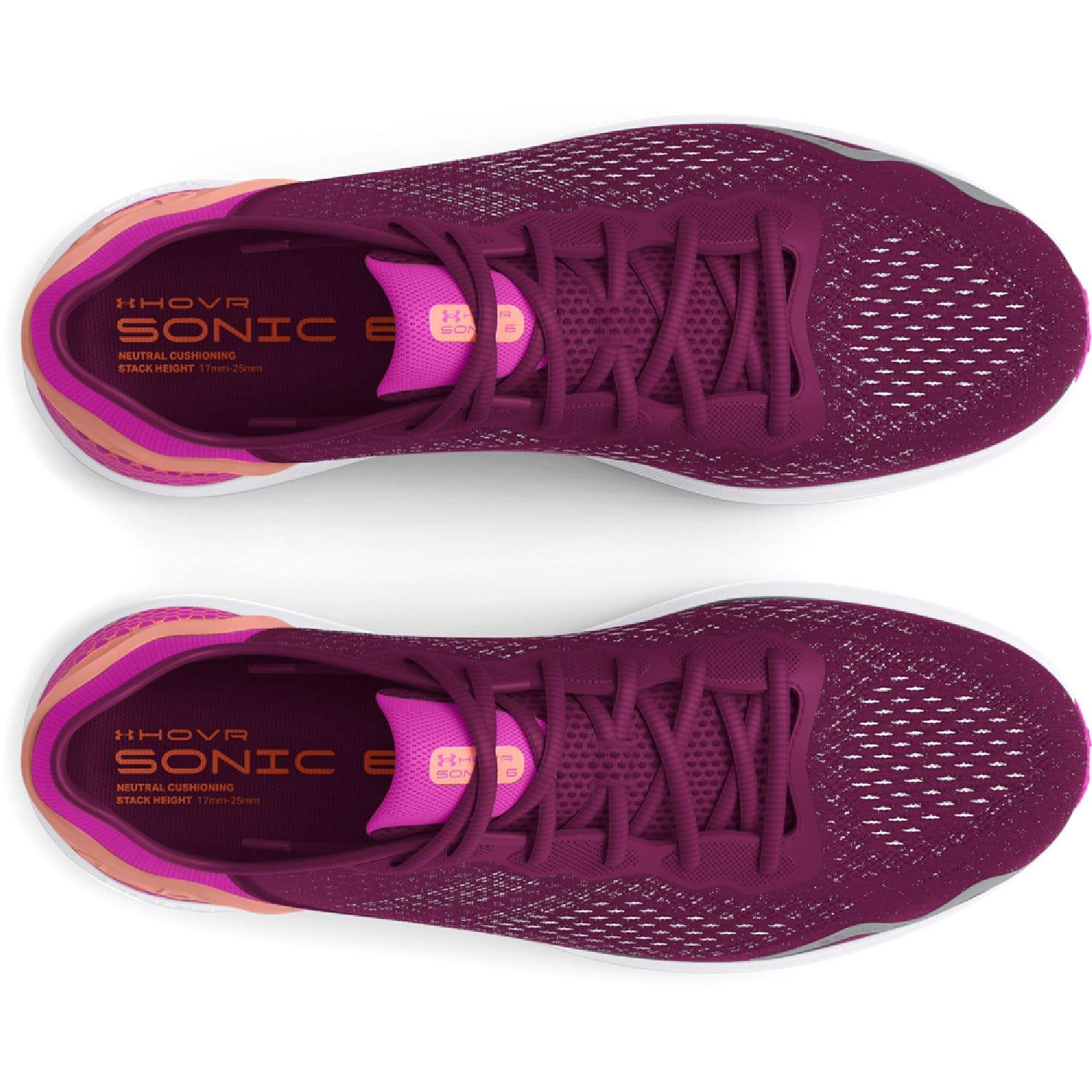 Purple - Pack Shot - Under Armour Mens Hovr Sonic 6 Running Trainers