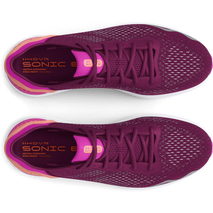 Purple - Pack Shot - Under Armour Mens Hovr Sonic 6 Running Trainers