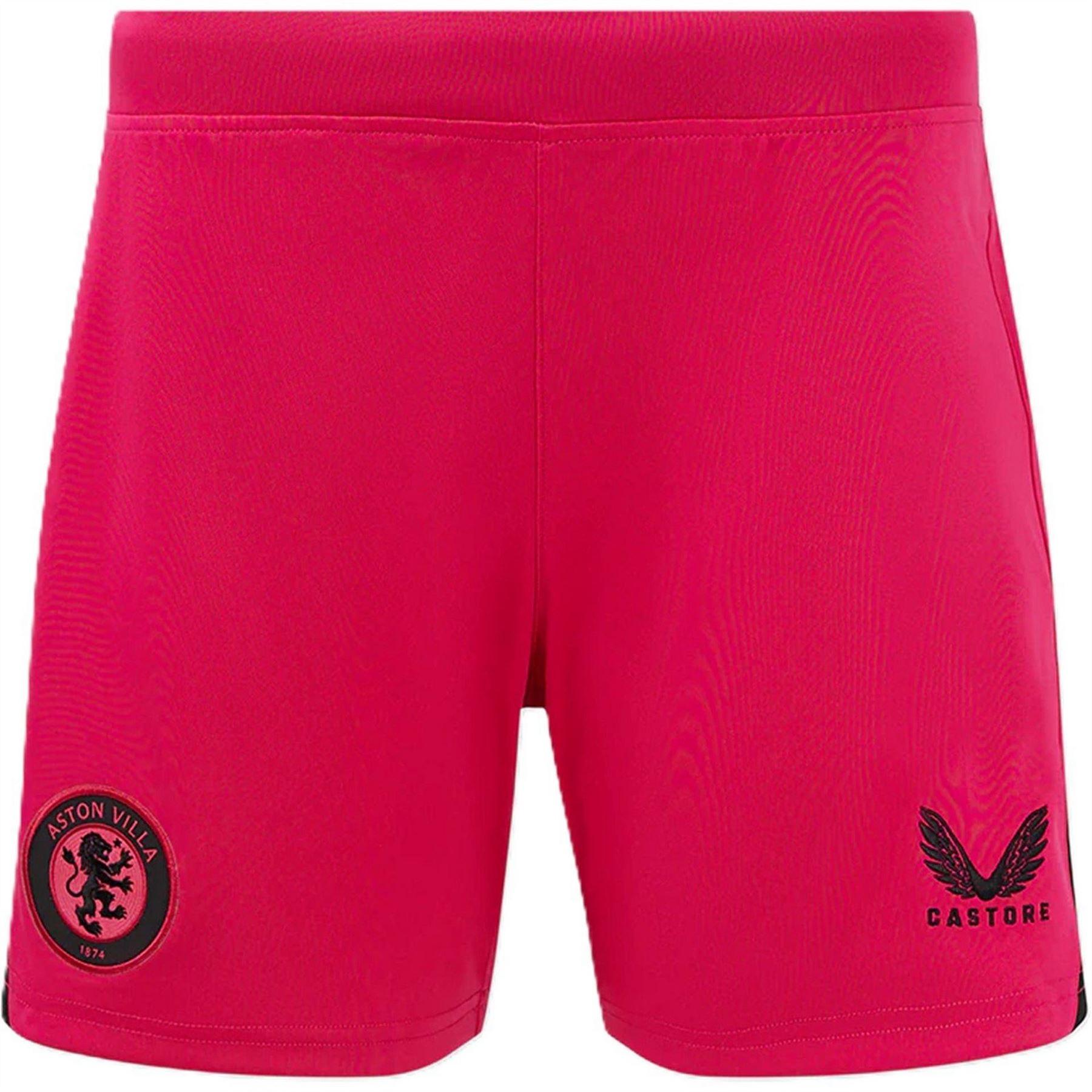 Briar Purple - Front - Castore Womens-Ladies Aston Villa FC Goalkeeper Shorts