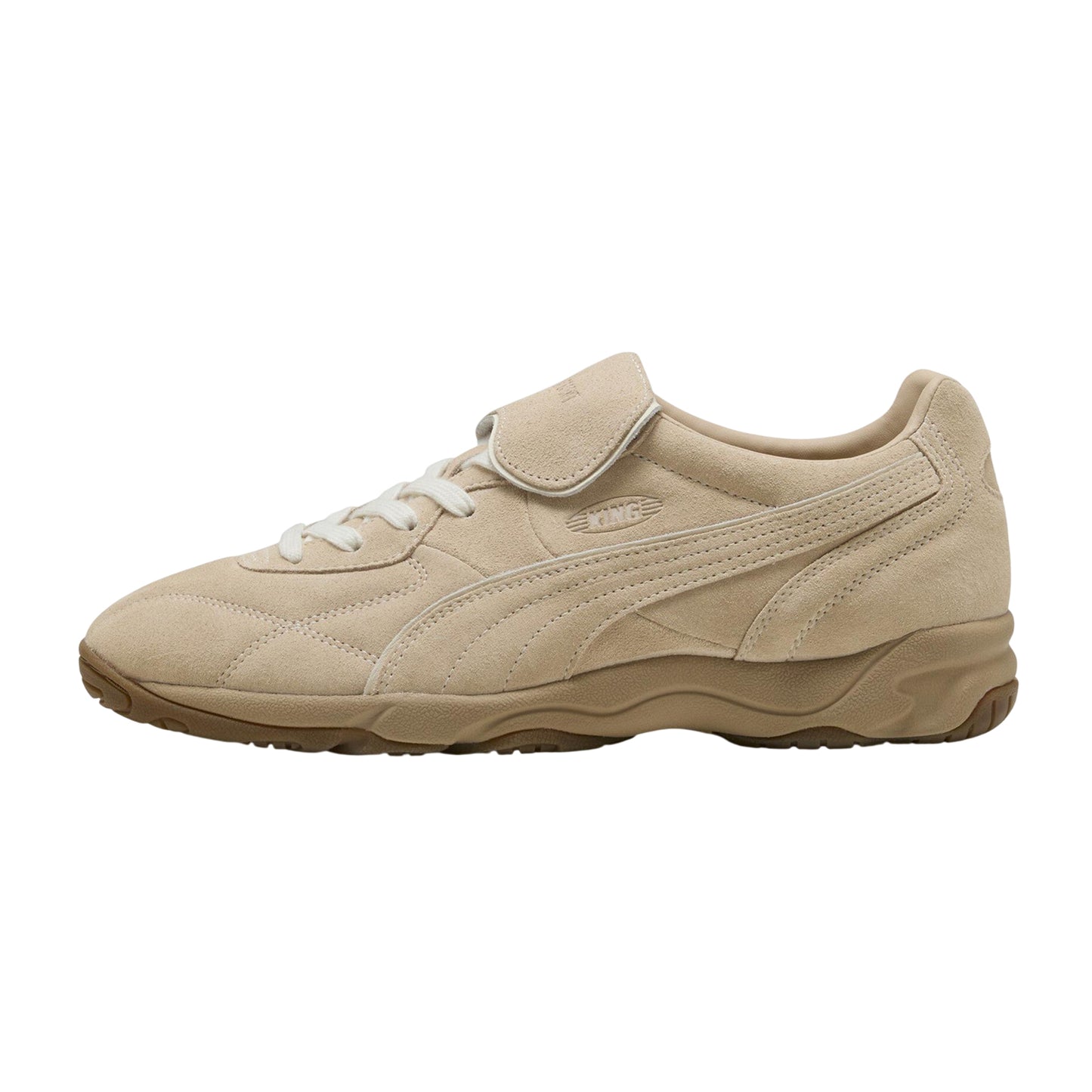 Sand - Side - Puma Mens King Cow Leather Trainers