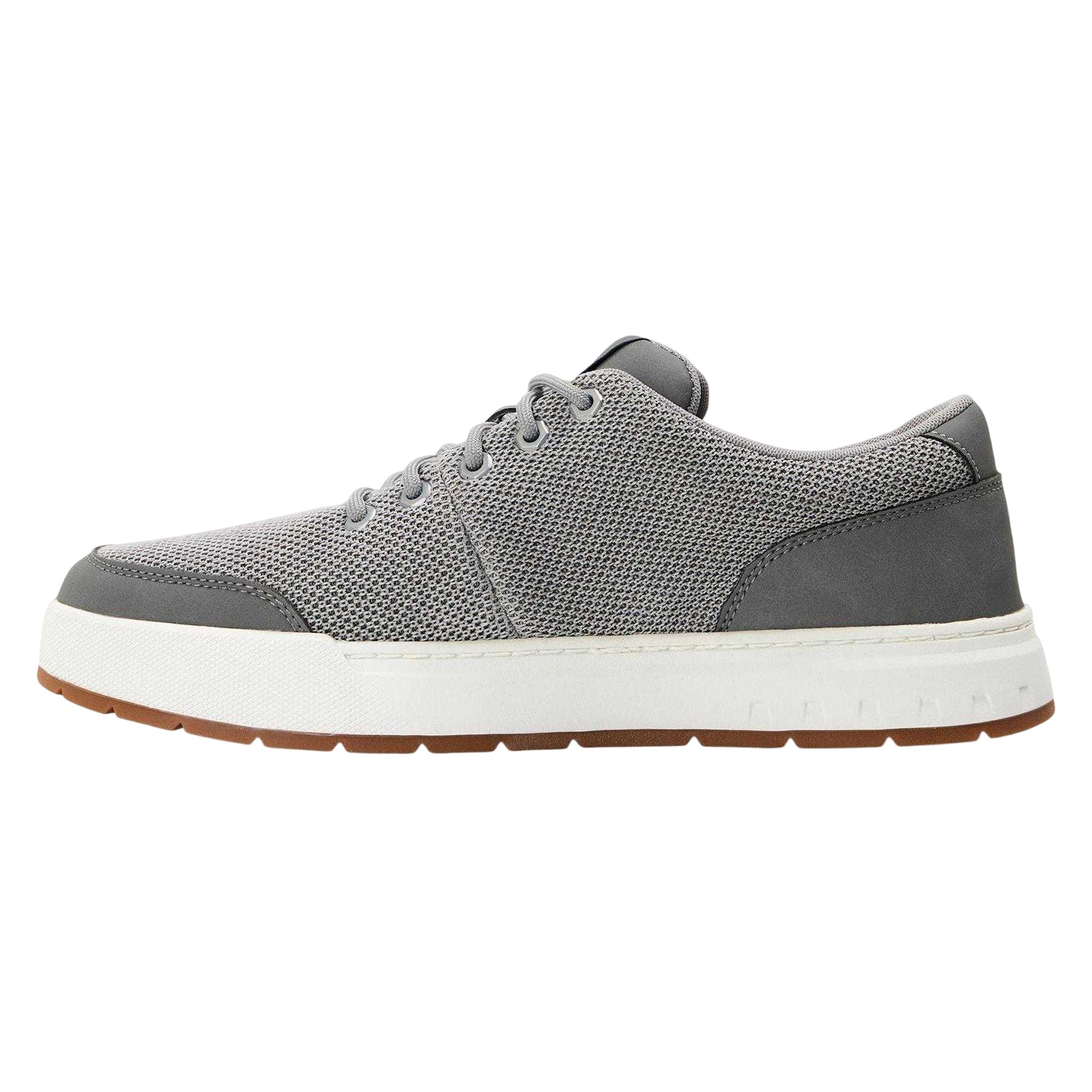 Light Grey - Back - Timberland Mens Maple Grove Knitted Flat Trainers