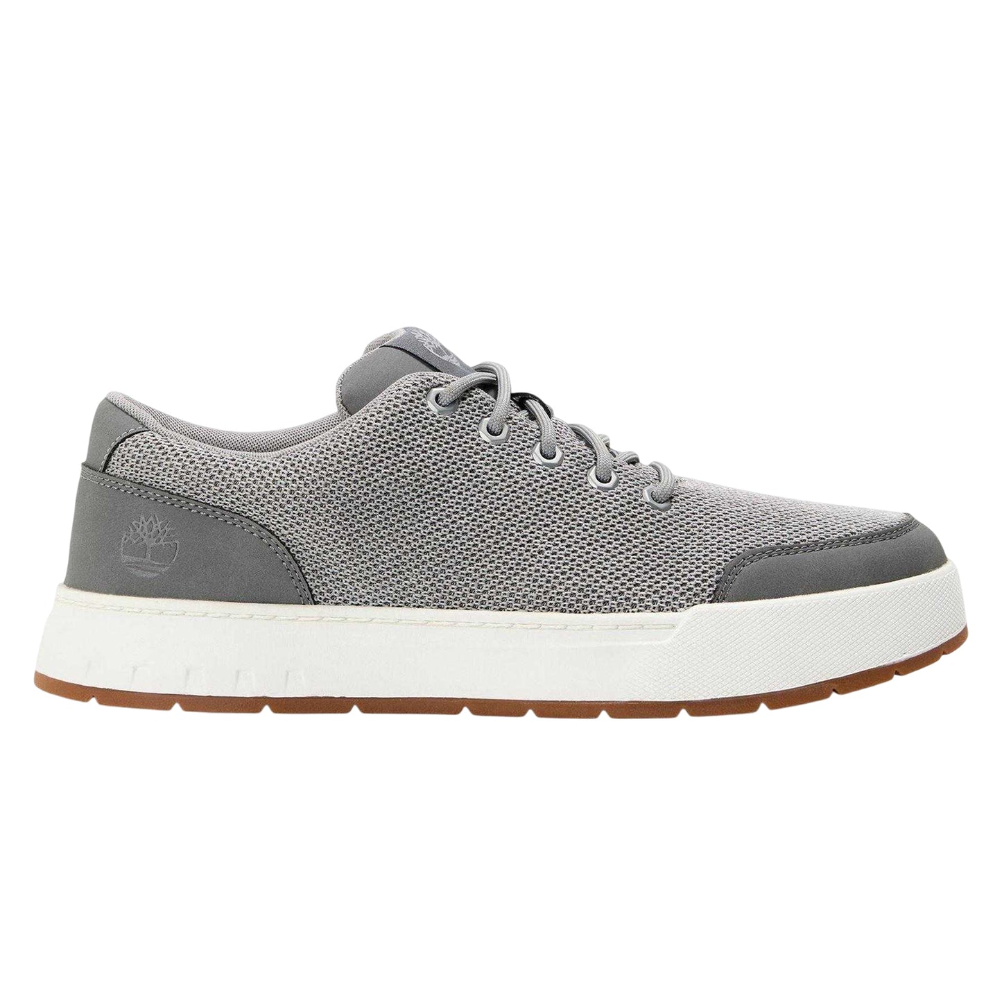Light Grey - Front - Timberland Mens Maple Grove Knitted Flat Trainers