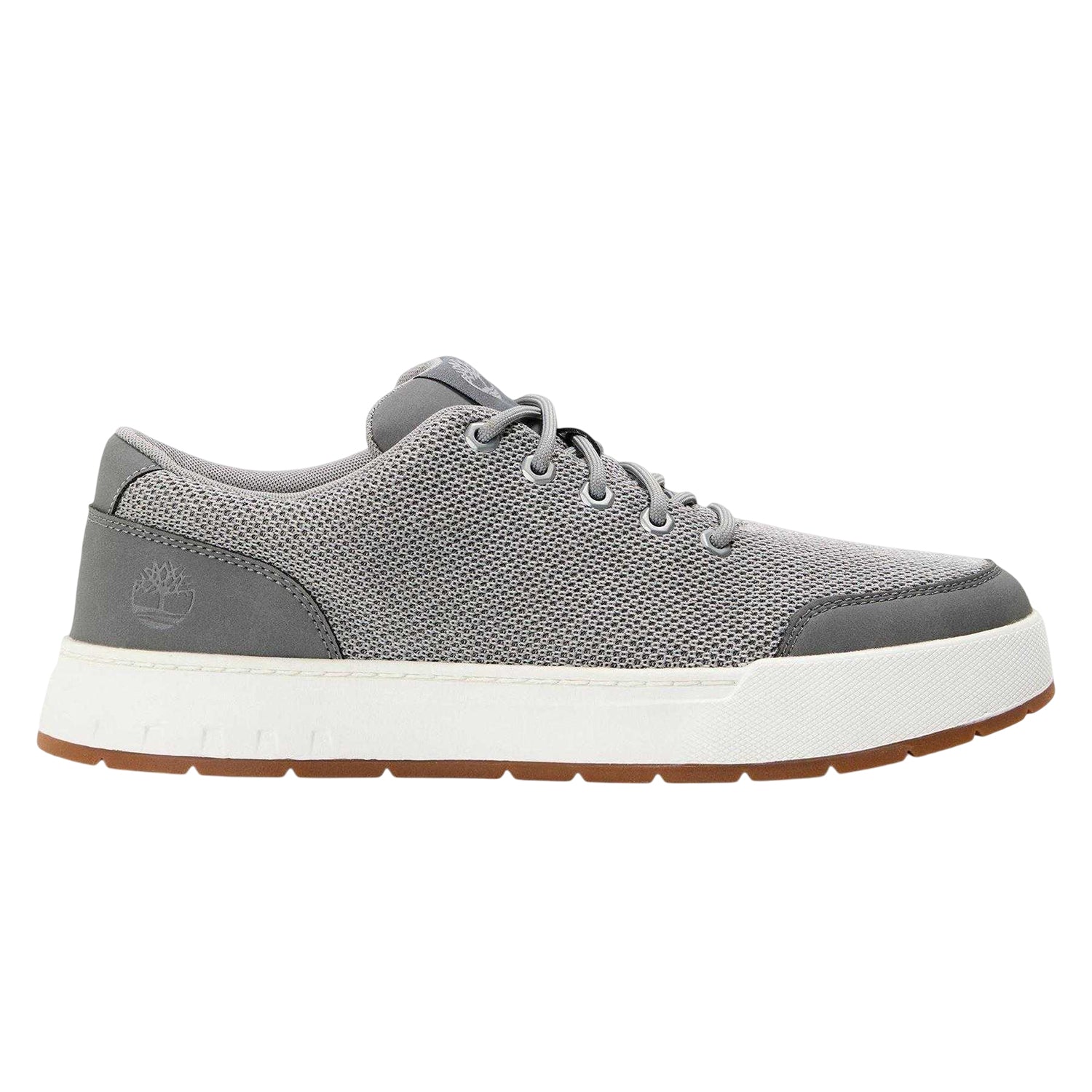 Light Grey - Front - Timberland Mens Maple Grove Knitted Flat Trainers