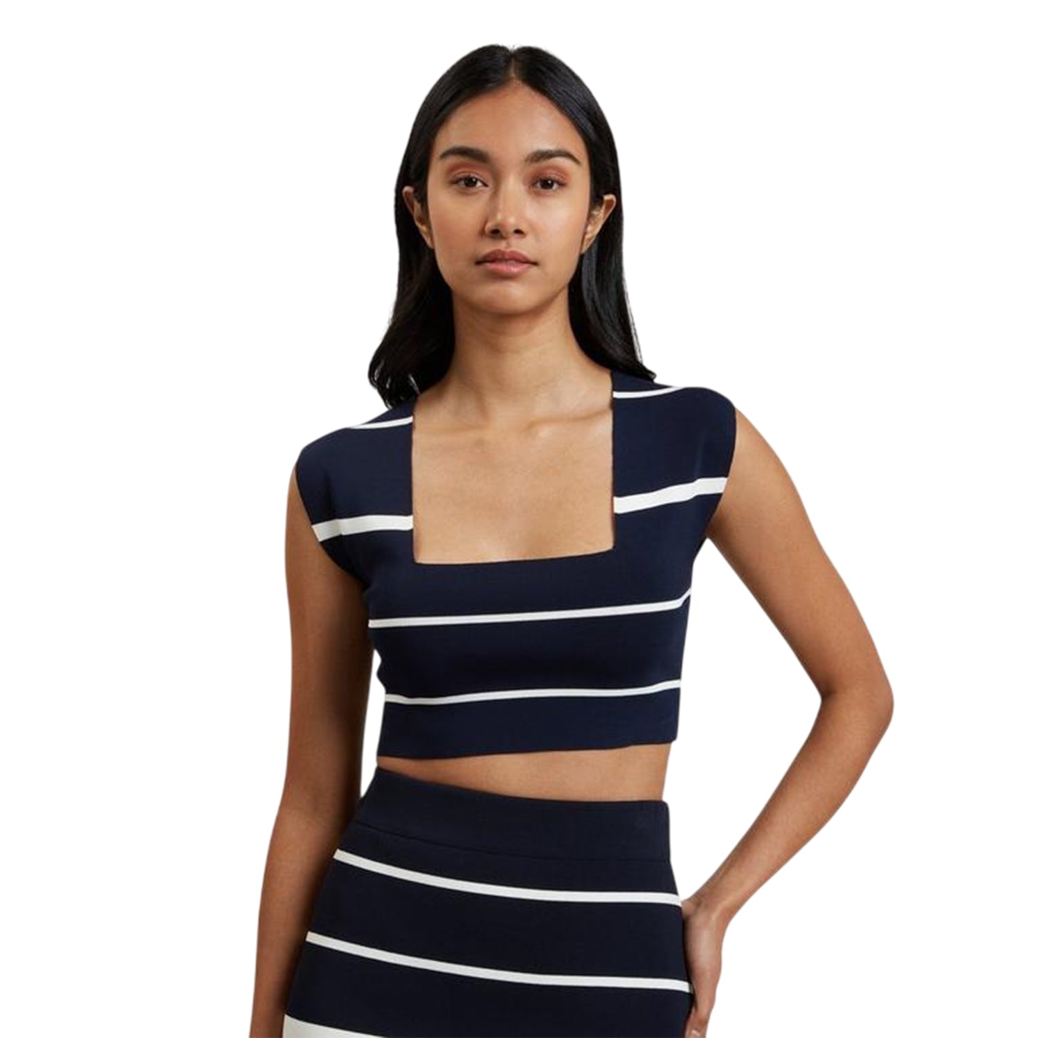 Navy - Side - Ted Baker Womens-Ladies Knitted Top