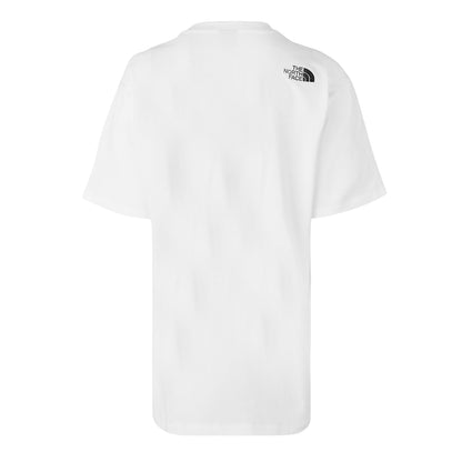 White - Back - The North Face Womens-Ladies Essential Dome Oversized T-Shirt