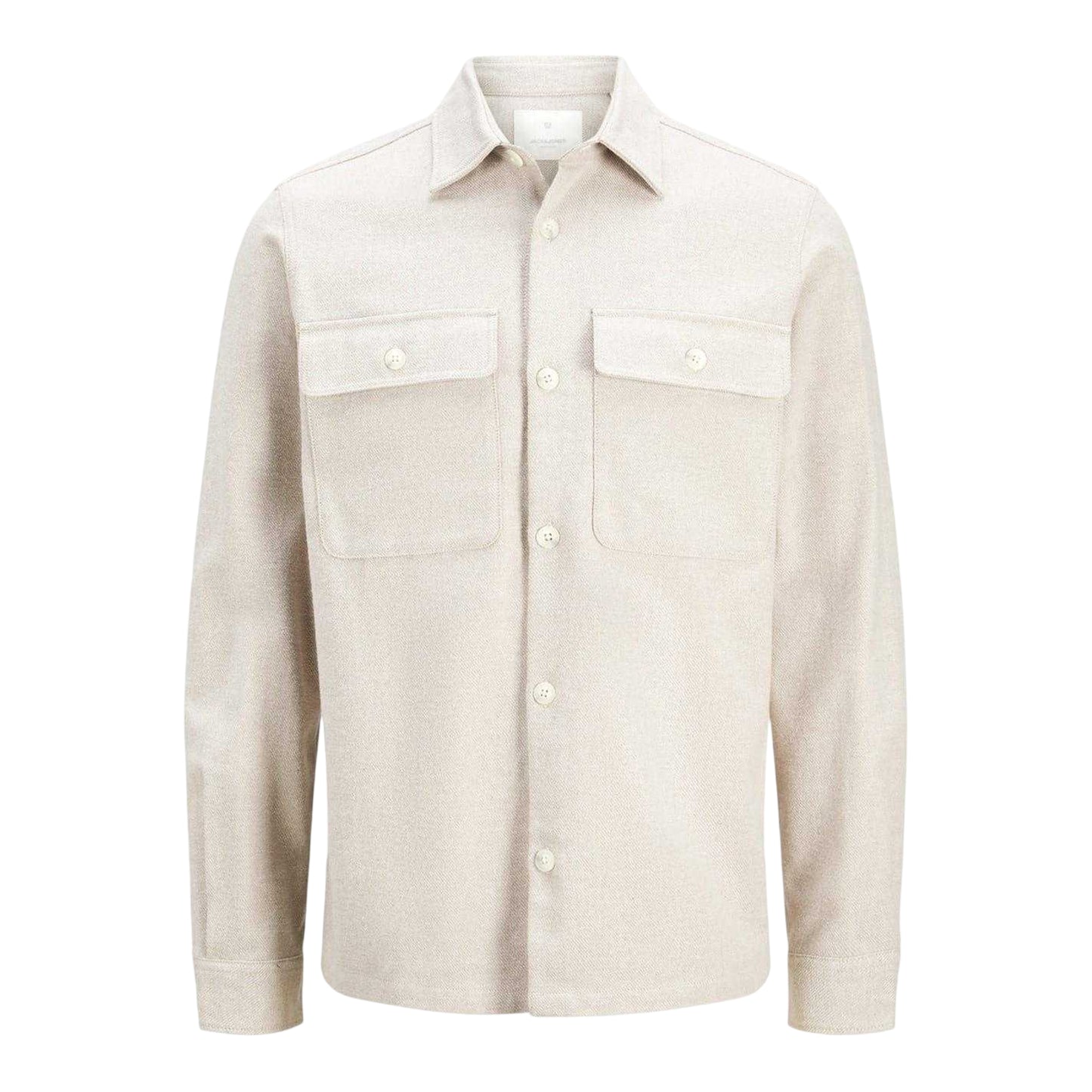 Summer Sand - Front - Jack And Jones Mens Chest Pocket Overshirt