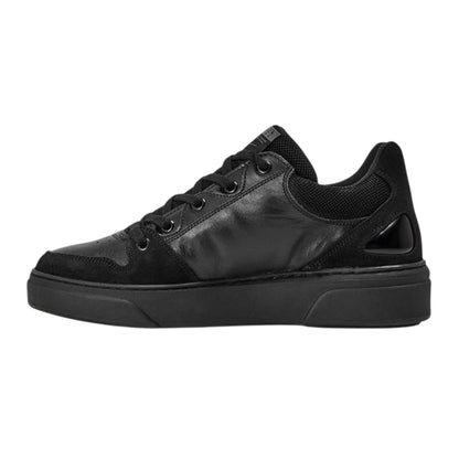 Black - Back - Steve Madden Mens Kingpin Lace Up Flat Shoes