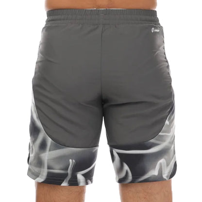 Grey - Back - Adidas Mens Designed for Movement Training Shorts