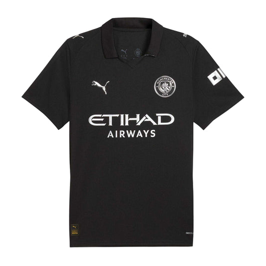 Black - Front - Puma Unisex Adult 25-26 Manchester City FC Away Jersey