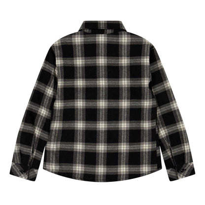 Bottle Green - Back - G-Star Childrens-Kids Plaid Overshirt