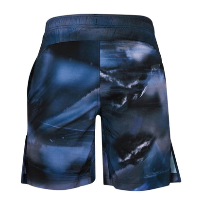 Black - Back - Reebok Mens Austin All-Over Print Shorts