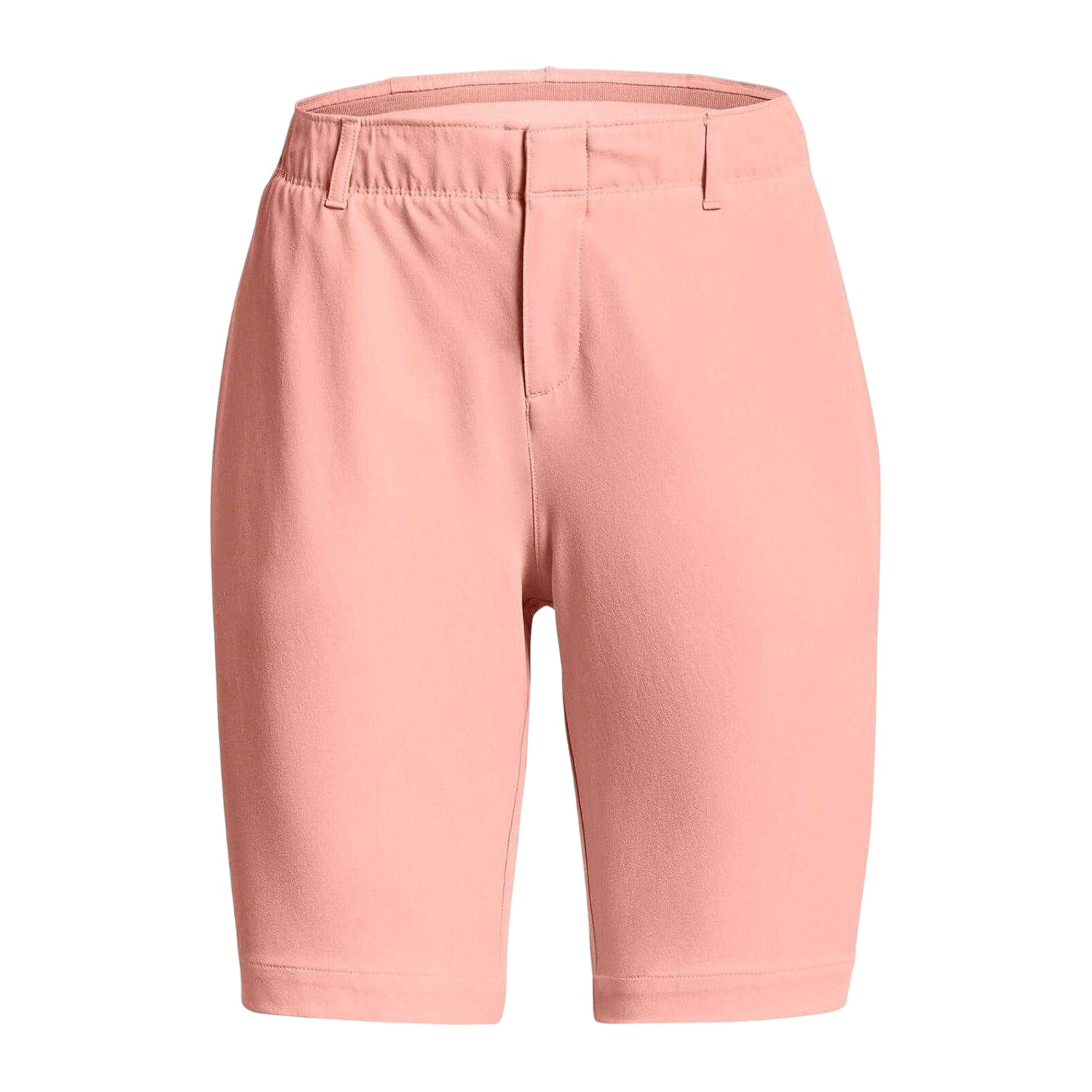 Pink-Silver - Front - Under Armour Womens-Ladies Link Golf Shorts