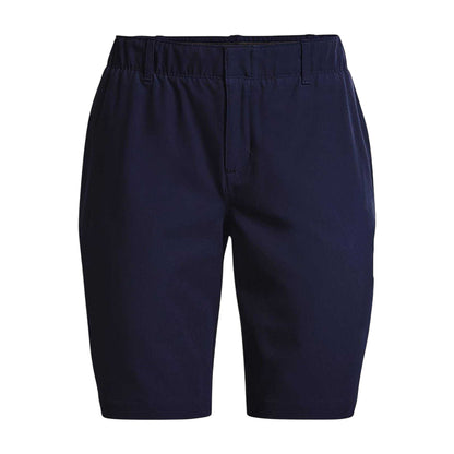 Navy - Front - Under Armour Womens-Ladies Link Golf Shorts