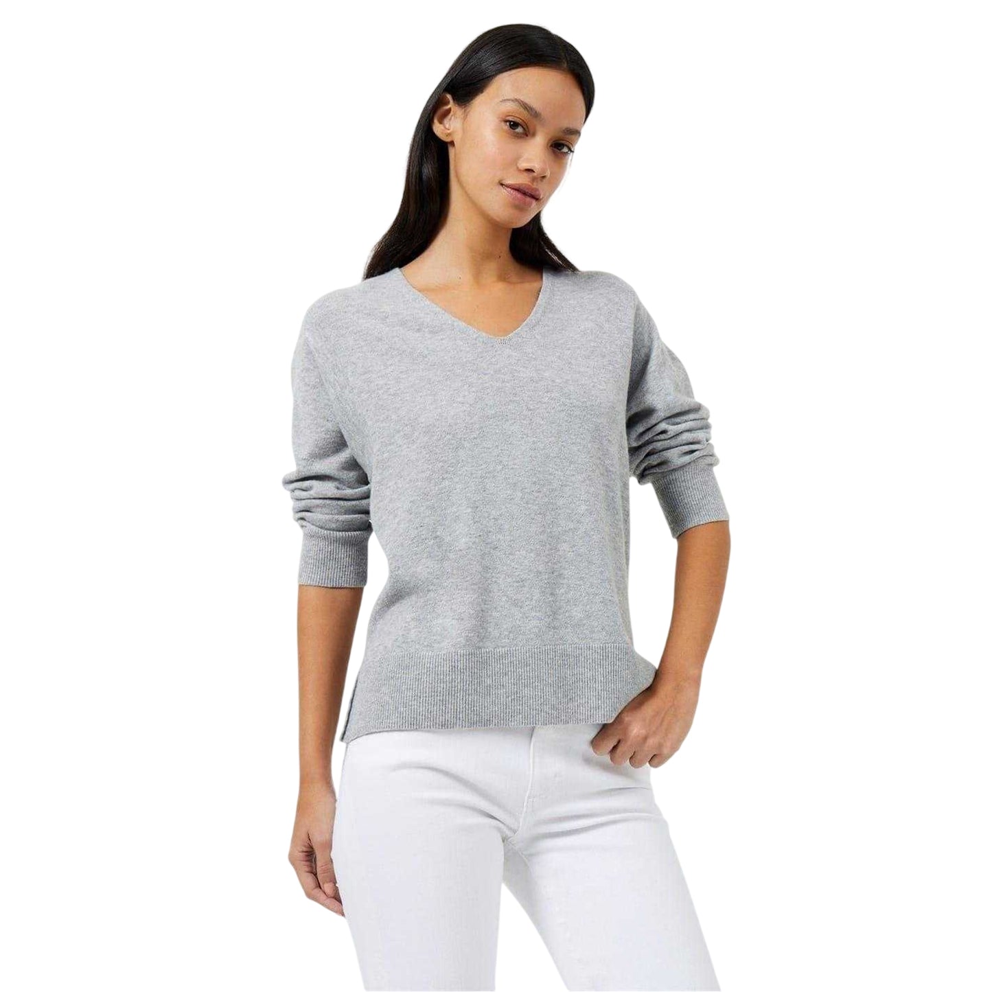 Light Grey - Side - French Connection Womens-Ladies Vhari Jumper