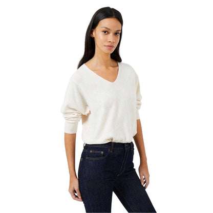Oatmeal Grey - Side - French Connection Womens-Ladies Vhari Jumper