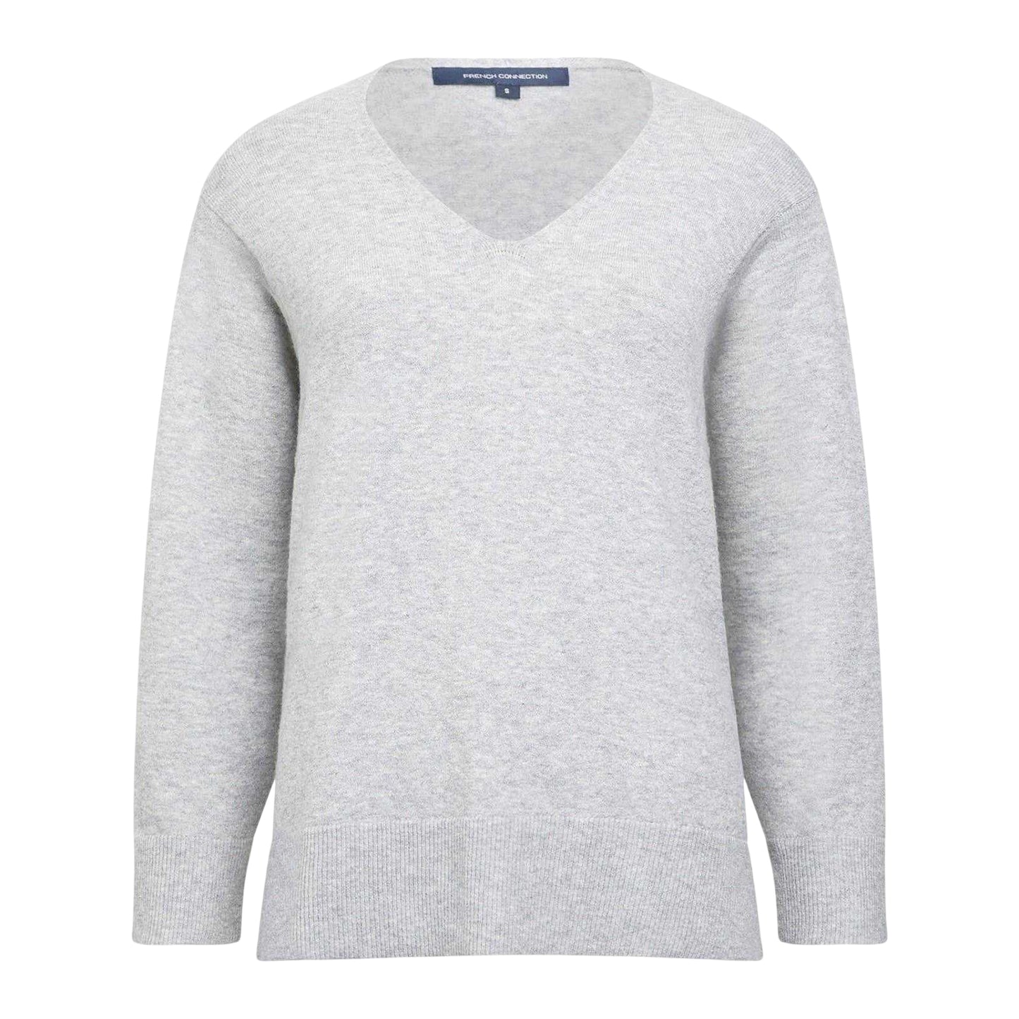 Light Grey - Front - French Connection Womens-Ladies Vhari Jumper