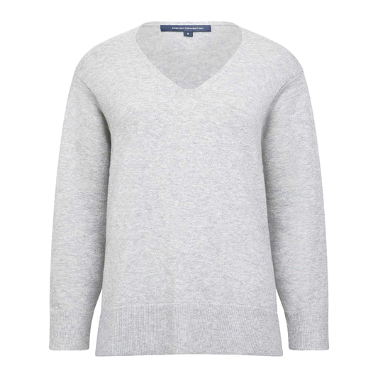 Light Grey - Front - French Connection Womens-Ladies Vhari Jumper