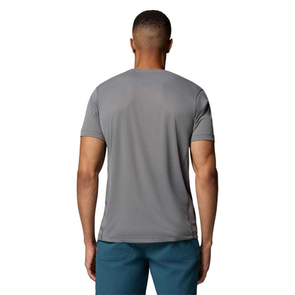 Grey - Back - Columbia Mens Zero Rules Performance T-Shirt