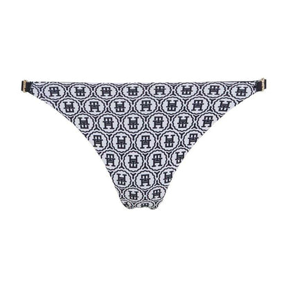 Navy - Front - Tommy Hilfiger Womens-Ladies Cheeky Reversible Bikini