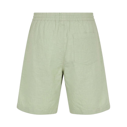 Green Bay - Back - Timberland Mens Bay Cotton Linen Relaxed Fit Chino Shorts