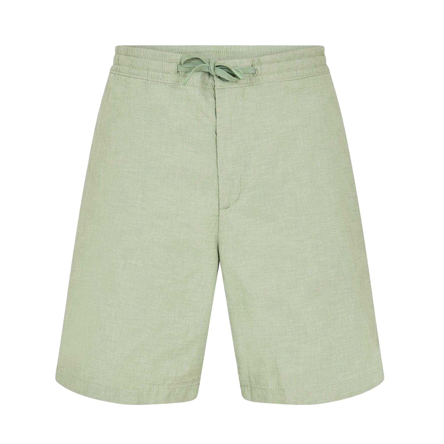 Green Bay - Front - Timberland Mens Bay Cotton Linen Relaxed Fit Chino Shorts