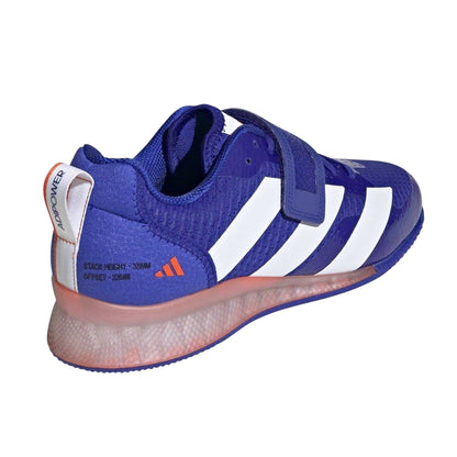 Lucid Blue - Back - Adidas Mens Adipower Stripes Lace Wedge Trainers