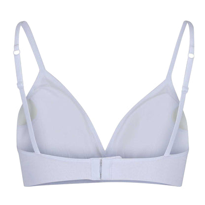 White - Back - Reebok Womens-Ladies Justine Seamless Bra