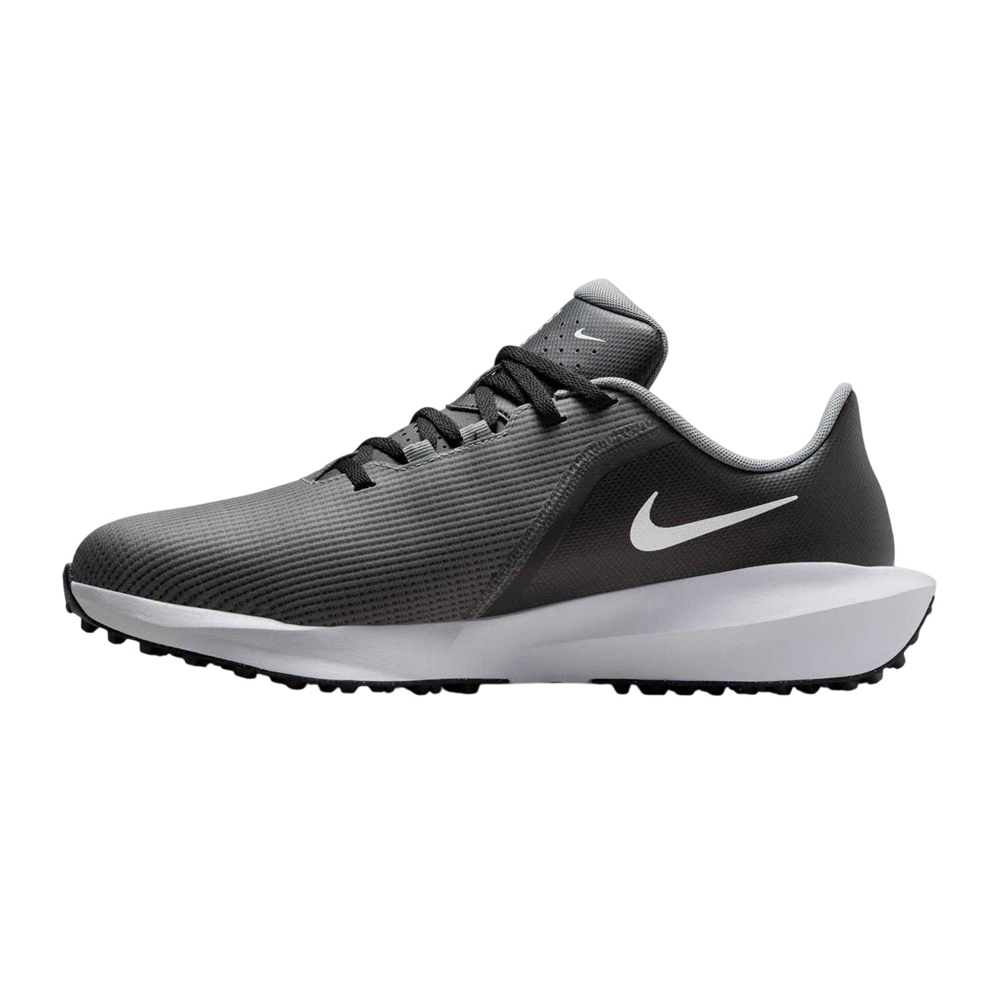 Black-White - Back - Nike Mens Infinity G NN Logo Golf Shoes
