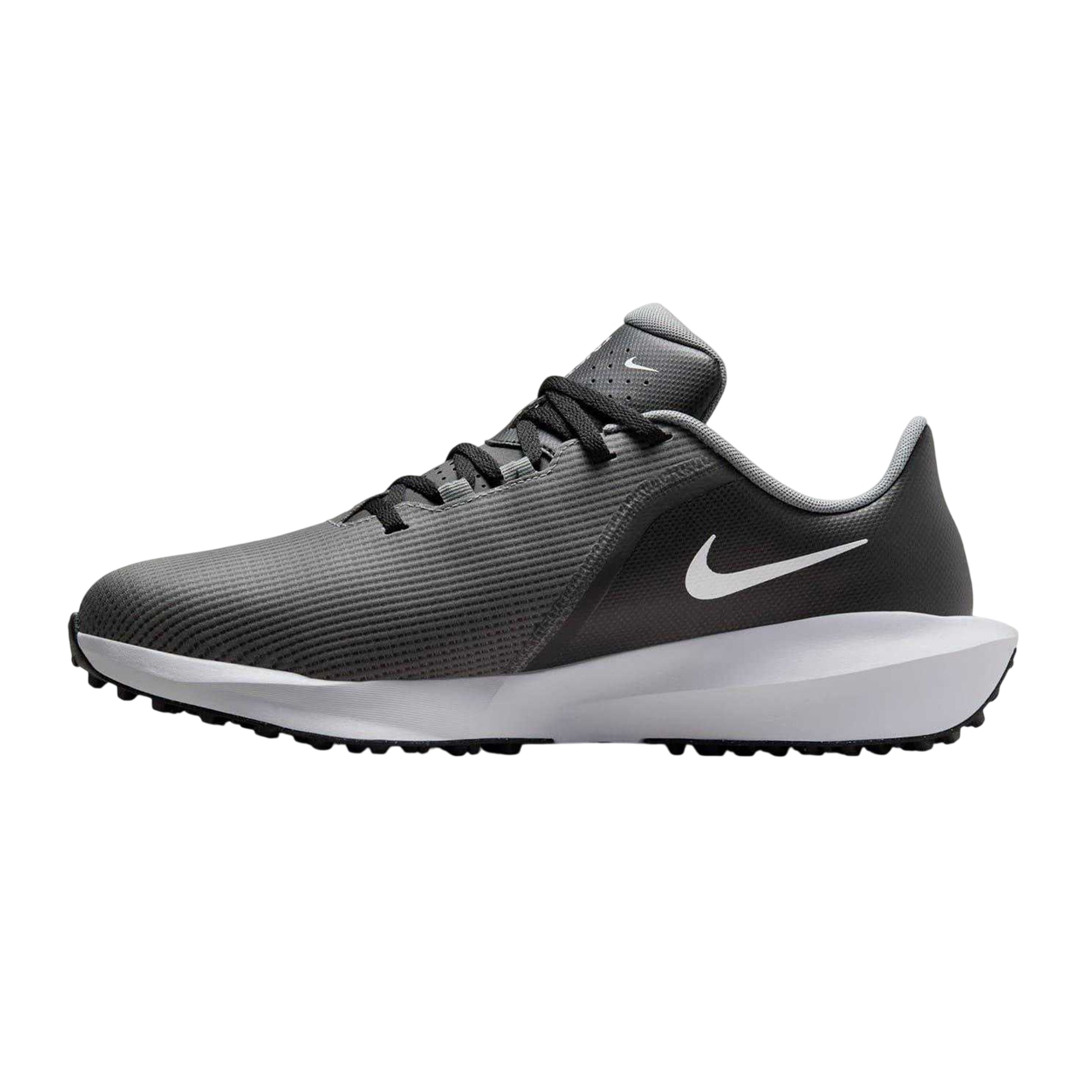 Black-White - Back - Nike Mens Infinity G NN Logo Golf Shoes