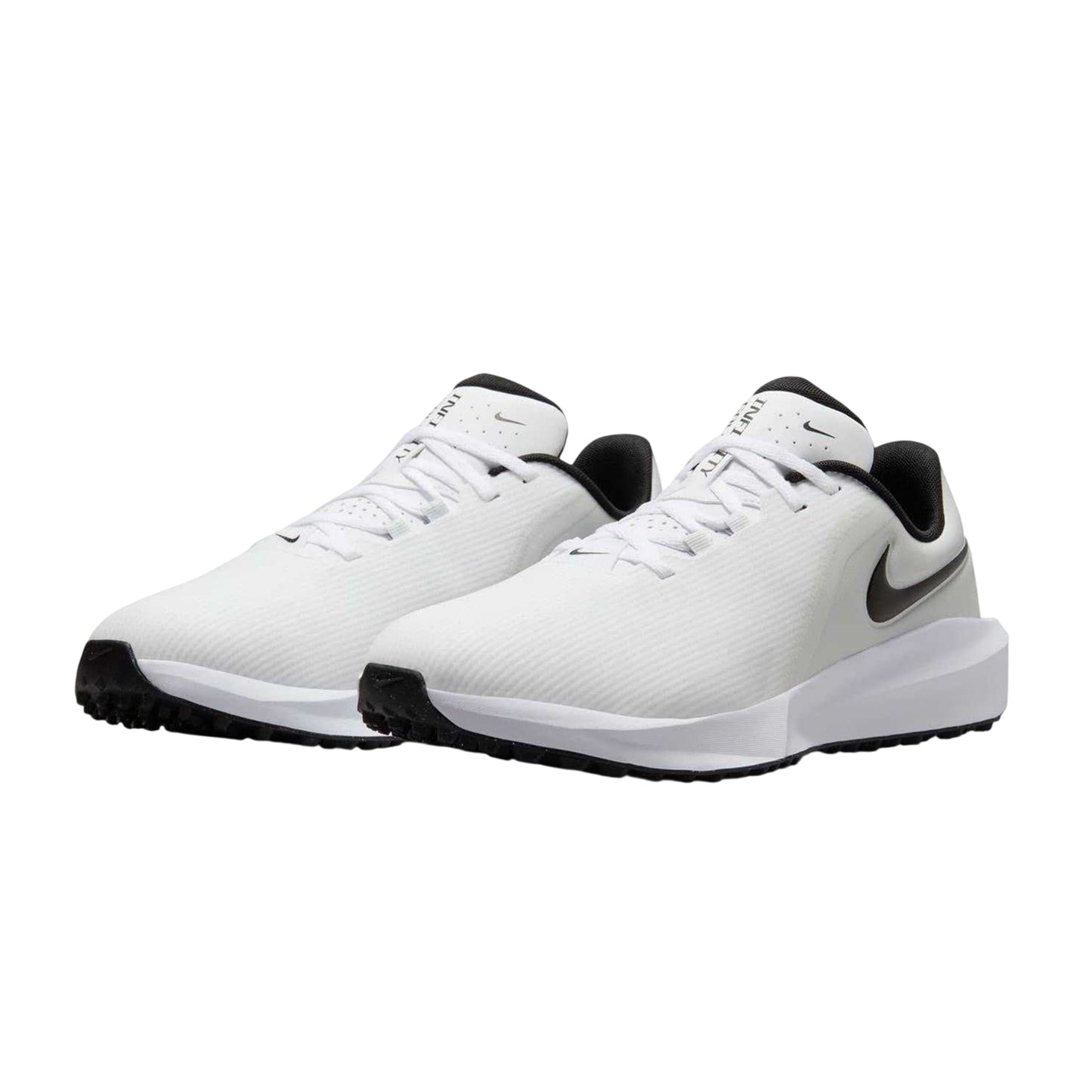 White-Black - Lifestyle - Nike Mens Infinity G NN Logo Golf Shoes