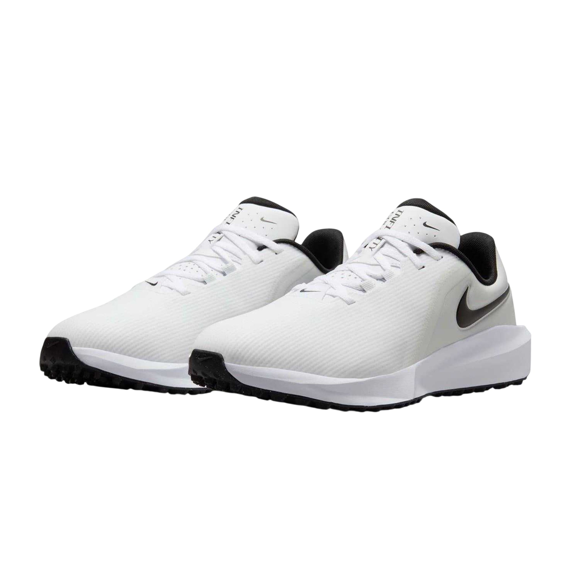 White-Black - Lifestyle - Nike Mens Infinity G NN Logo Golf Shoes