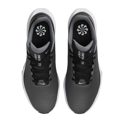 Black-White - Side - Nike Mens Infinity G NN Logo Golf Shoes