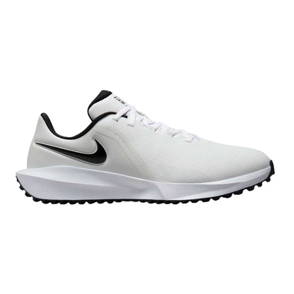 White-Black - Front - Nike Mens Infinity G NN Logo Golf Shoes