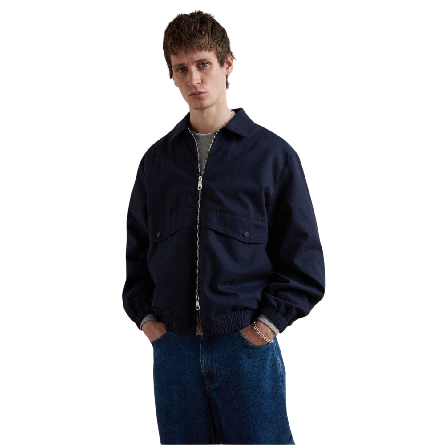 True Navy - Back - Farah Mens Tyler Overshirt