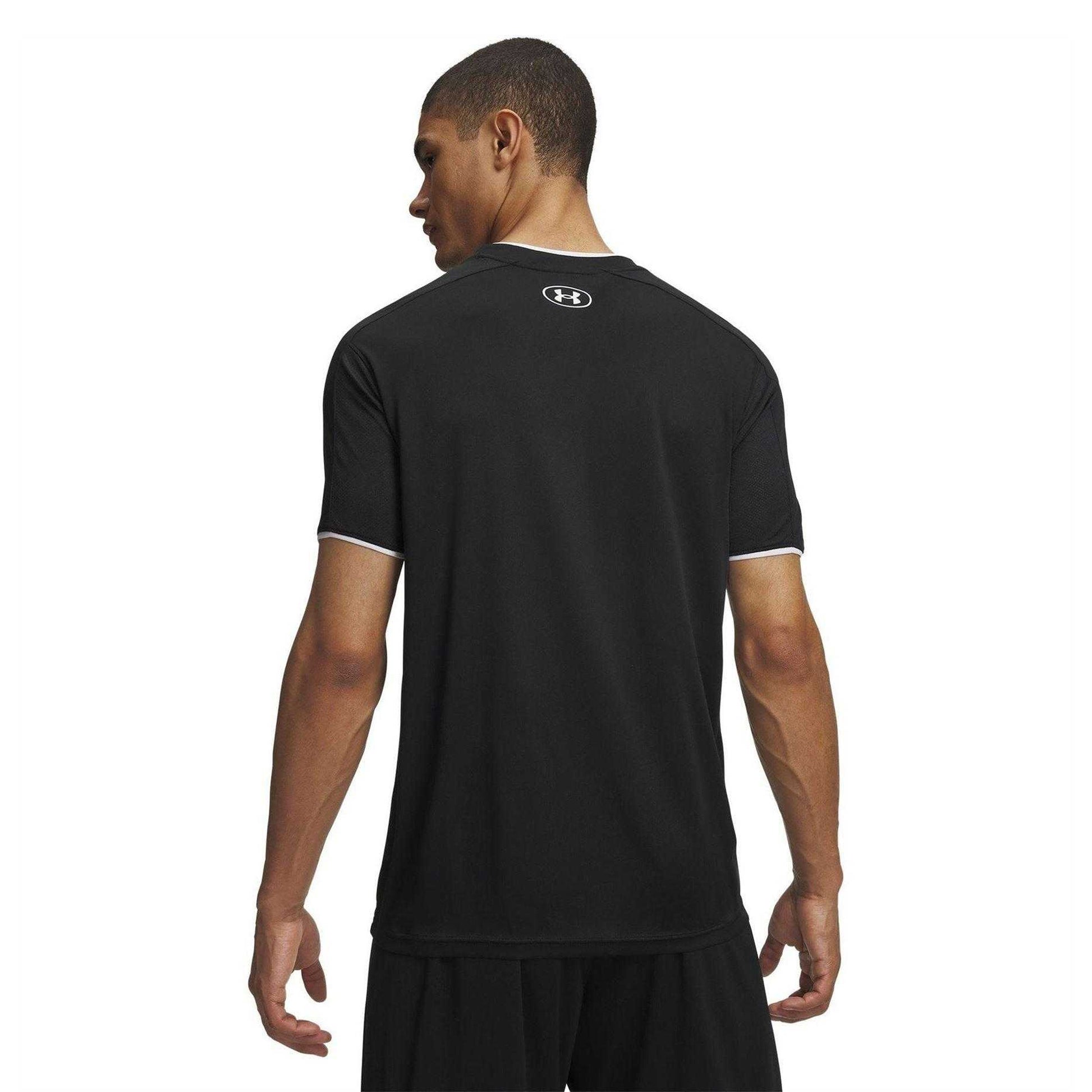 Black-White - Back - Under Armour Mens Performance T-Shirt