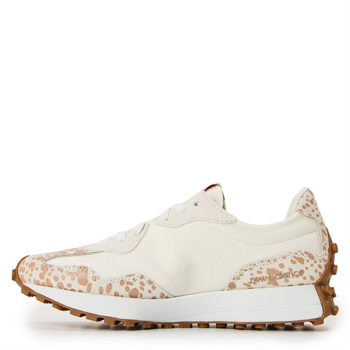 Sea Salt - Back - New Balance Womens-Ladies 327 Suede Flat Trainers