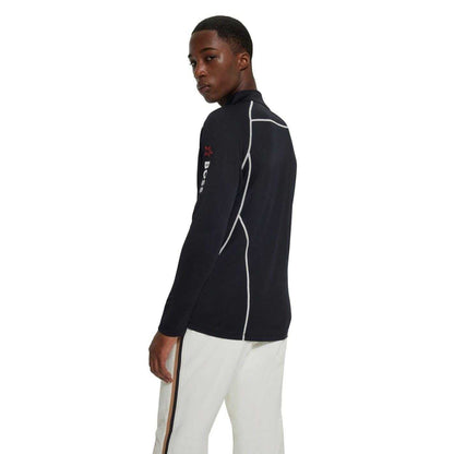 Black - Back - Boss Mens Long-Sleeved Sweatshirt