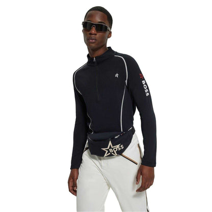 Black - Side - Boss Mens Long-Sleeved Sweatshirt