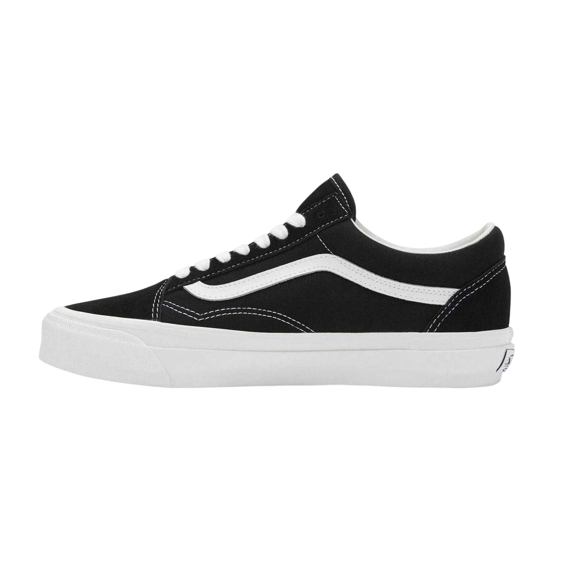 Black - Back - Vans Unisex Adult Old Skool Cow Suede Trainers