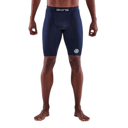 Navy - Side - Skins Mens Series-1 Compression Shorts