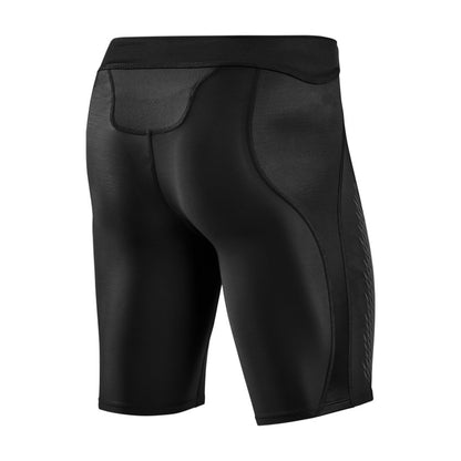 Black - Back - Skins Mens Skinny Cycling Shorts