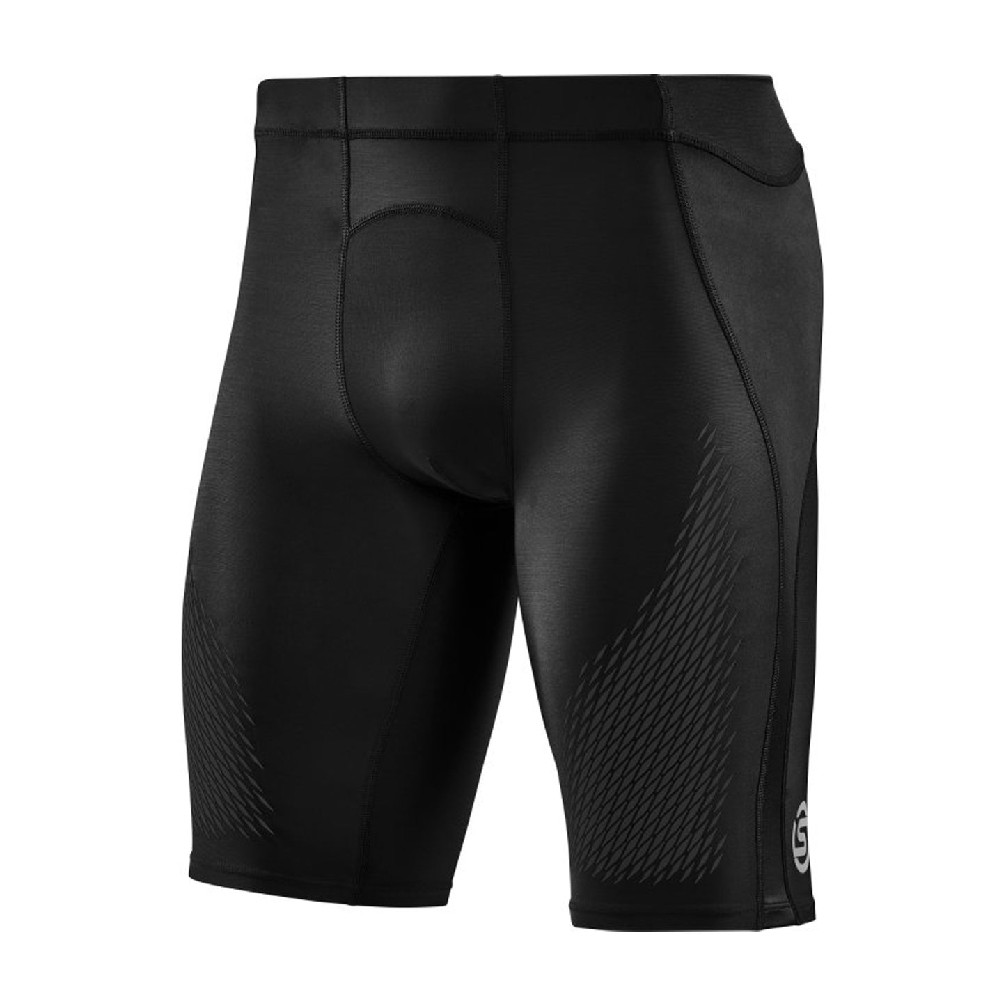 Black - Front - Skins Mens Skinny Cycling Shorts