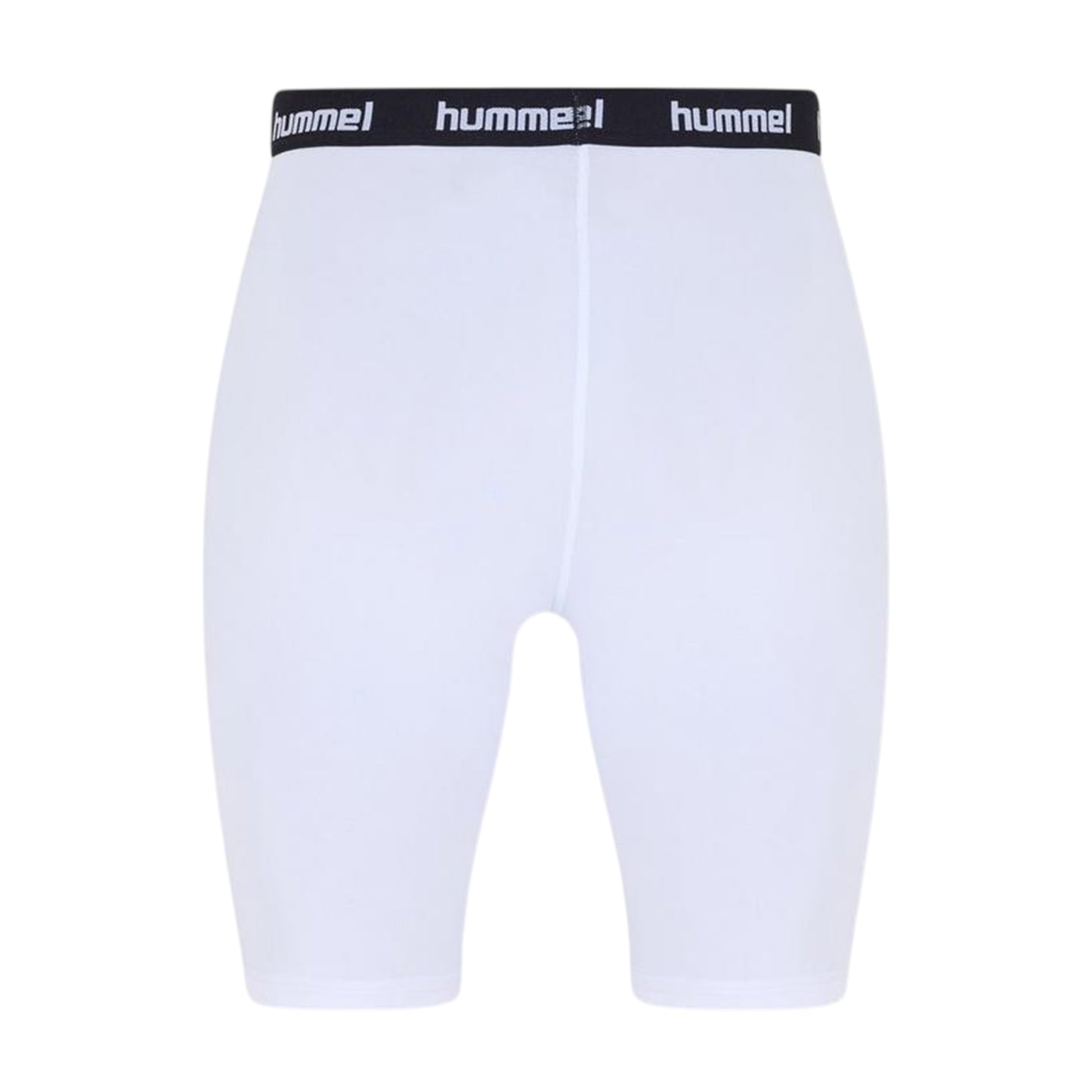 White - Back - Hummel Mens Elite Compression Running Shorts