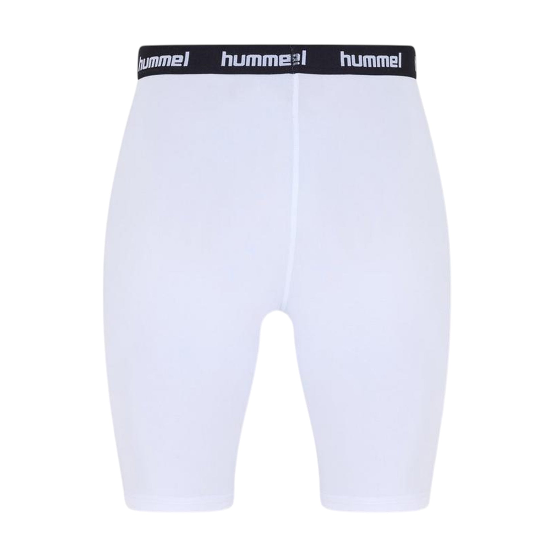 White - Back - Hummel Mens Elite Compression Running Shorts