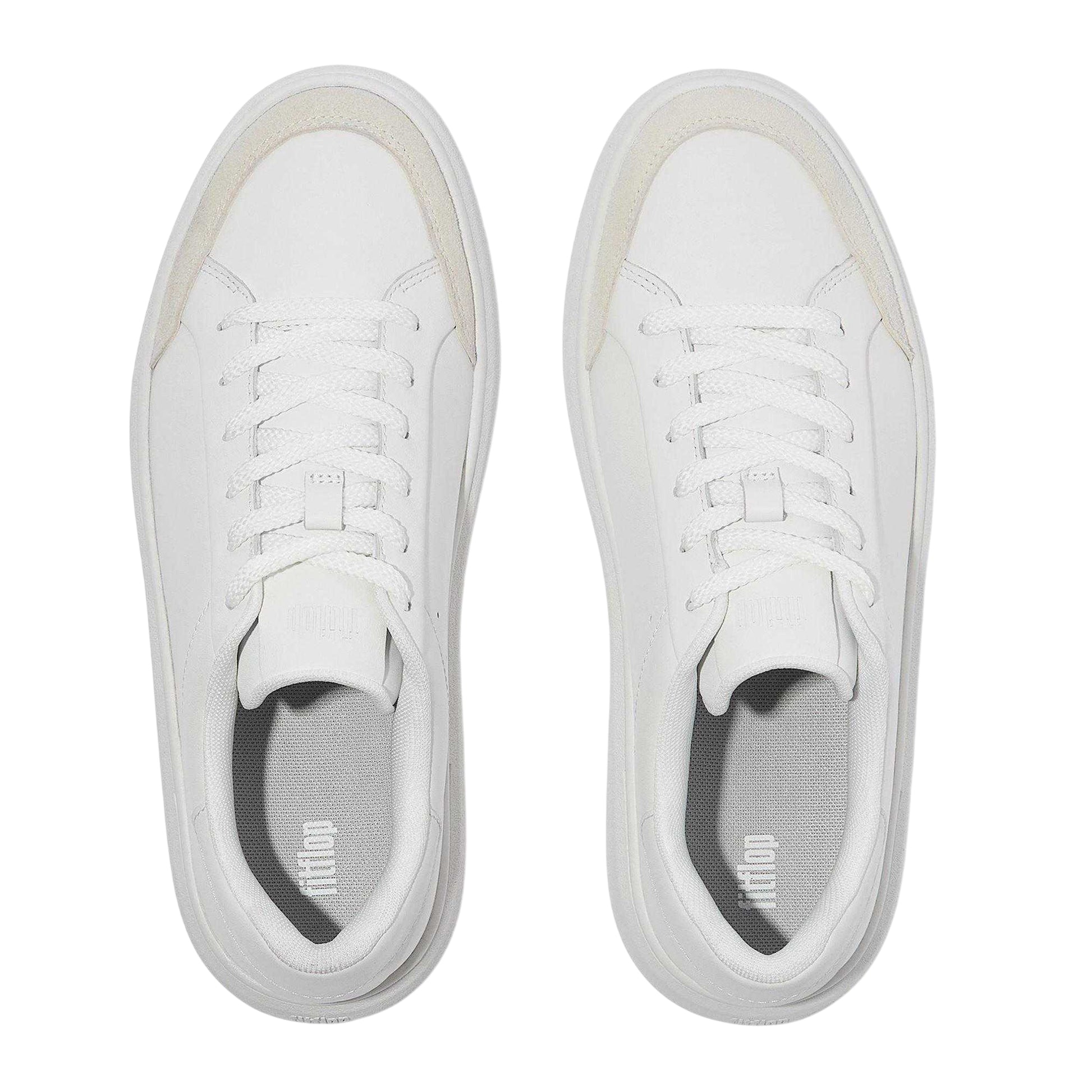 Urban - Side - Fit Flop Womens-Ladies Leather Platform Trainers
