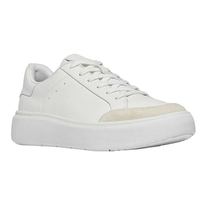 Urban - Front - Fit Flop Womens-Ladies Leather Platform Trainers