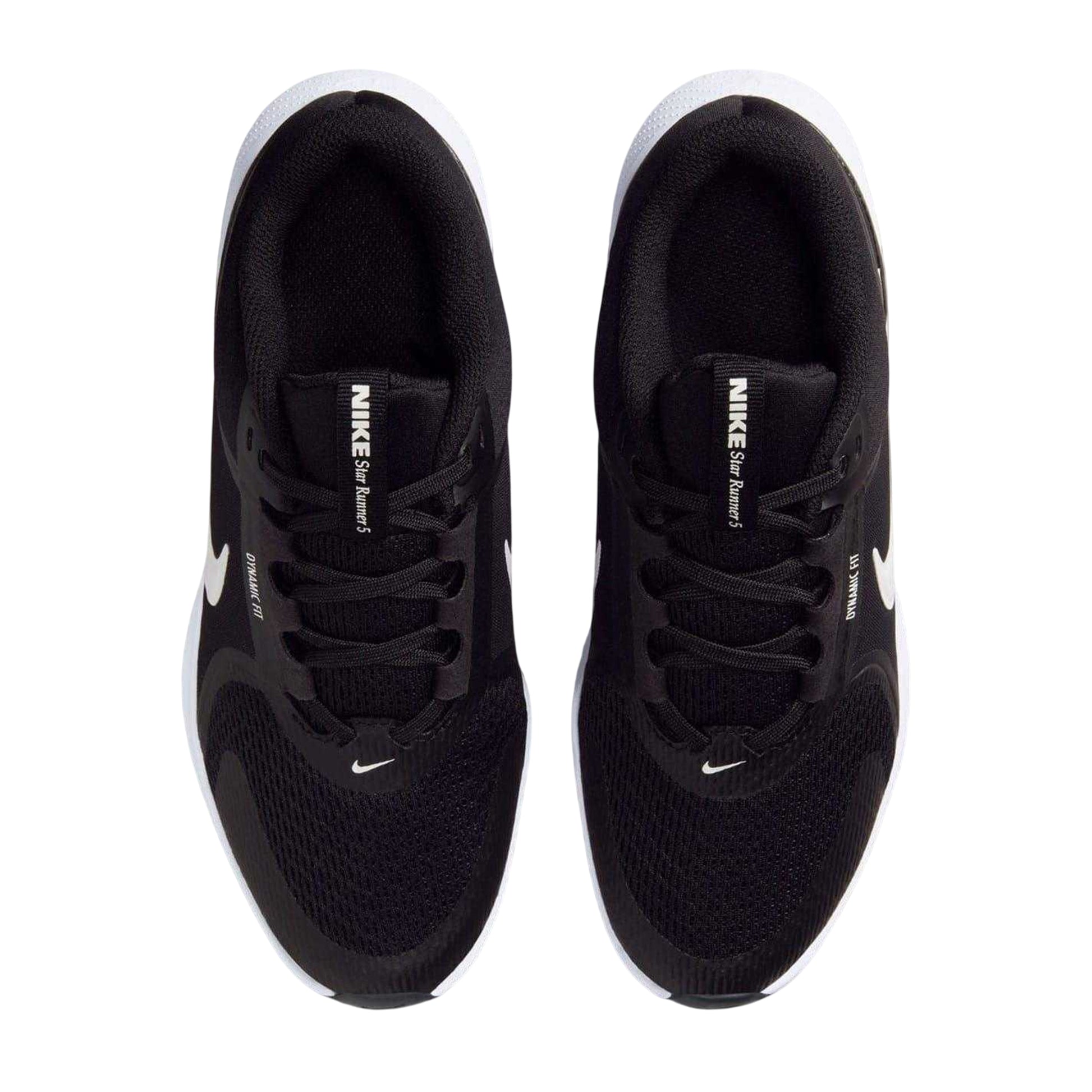 Black-White - Lifestyle - Nike Childrens-Kids Star Runner 5 Trainers